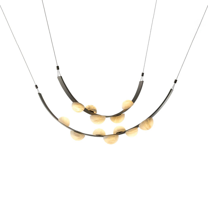 Dew Drops Alabaster Chandelier Vakkerlight