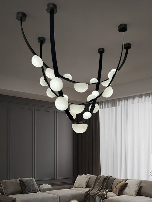 Dew Drops Alabaster Chandelier Vakkerlight