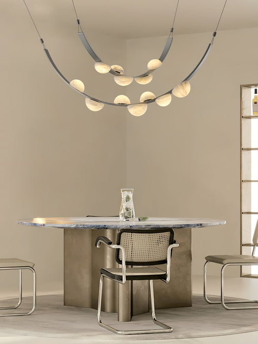 Dew Drops Alabaster Chandelier Vakkerlight