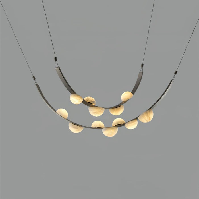 Dew Drops Alabaster Chandelier Vakkerlight