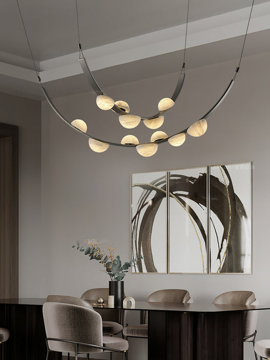 Dew Drops Alabaster Chandelier Vakkerlight