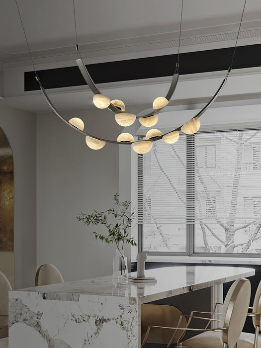 Dew Drops Alabaster Chandelier Vakkerlight