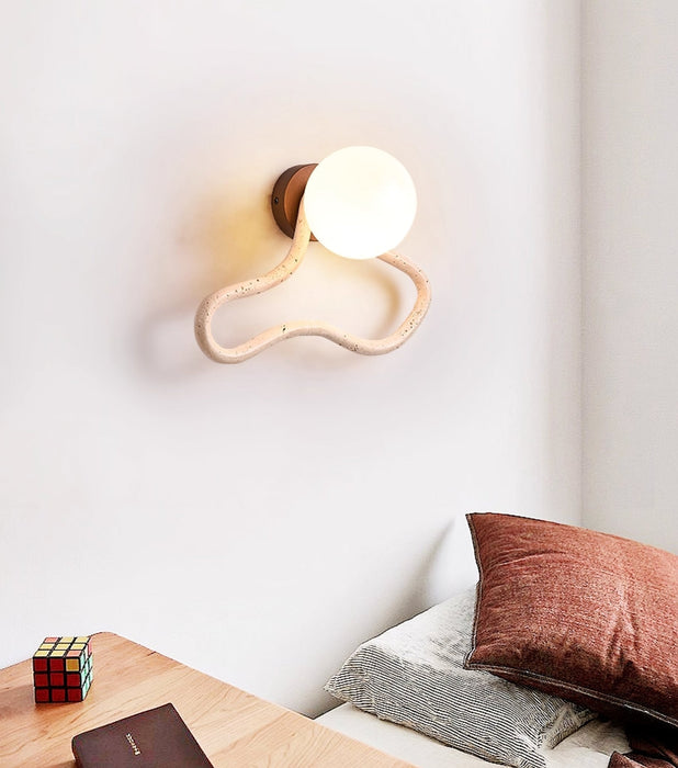 Driftform Travertine Wall Sconce Vakkerlight