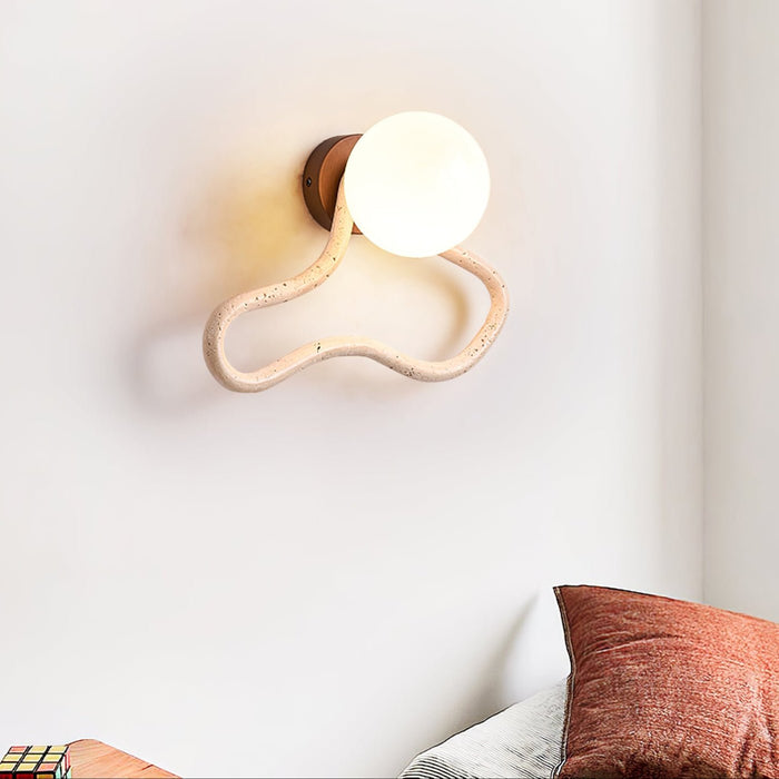 Driftform Travertine Wall Sconce Vakkerlight
