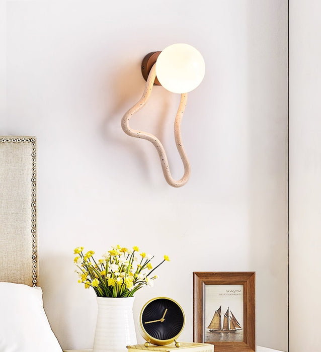 Driftform Travertine Wall Sconce Vakkerlight