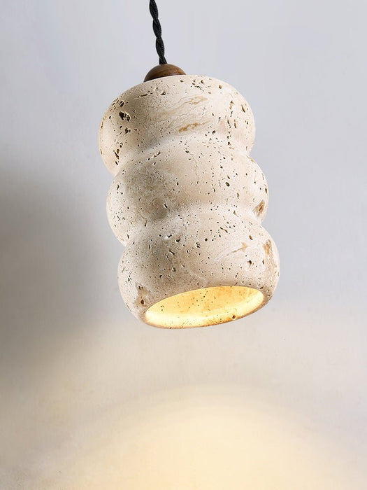 Dune Pebble Travertine Pendant Light Vakkerlight