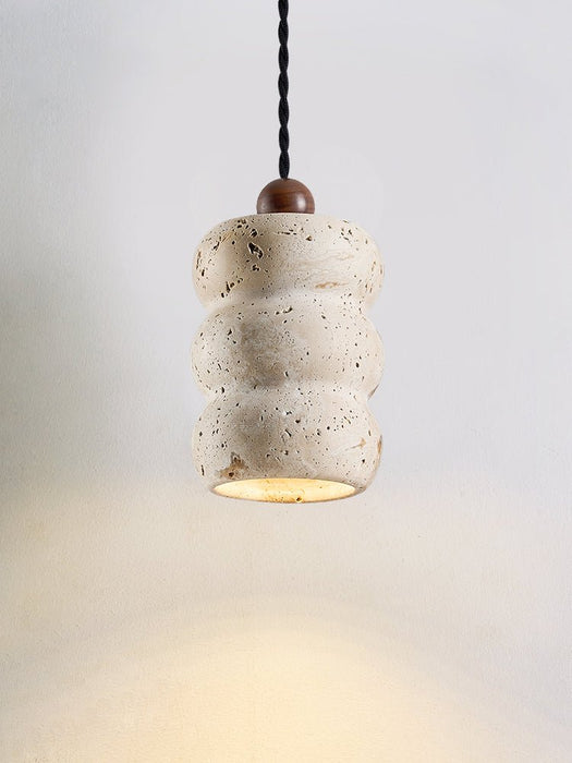 Dune Pebble Travertine Pendant Light Vakkerlight
