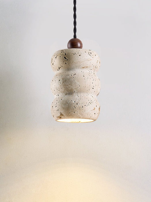 Dune Pebble Travertine Pendant Light Vakkerlight