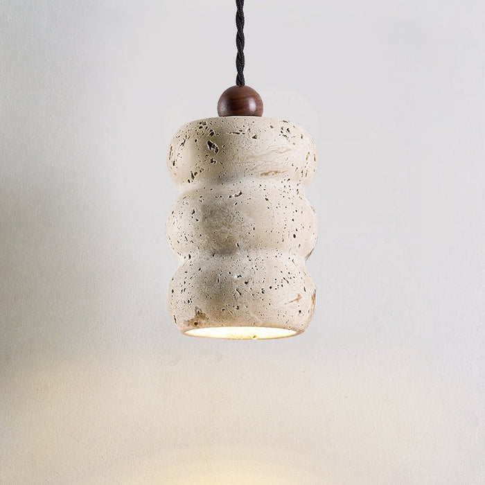 Dune Pebble Travertine Pendant Light Vakkerlight