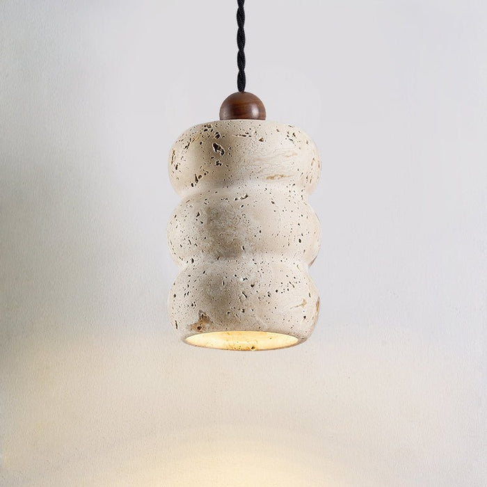 Dune Pebble Travertine Pendant Light Vakkerlight