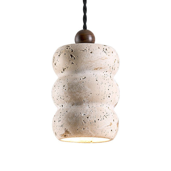 Dune Pebble Travertine Pendant Light Vakkerlight