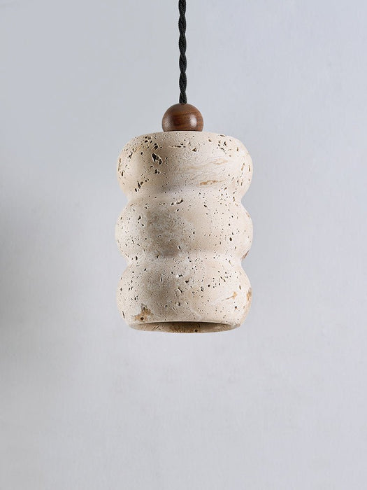 Dune Pebble Travertine Pendant Light Vakkerlight