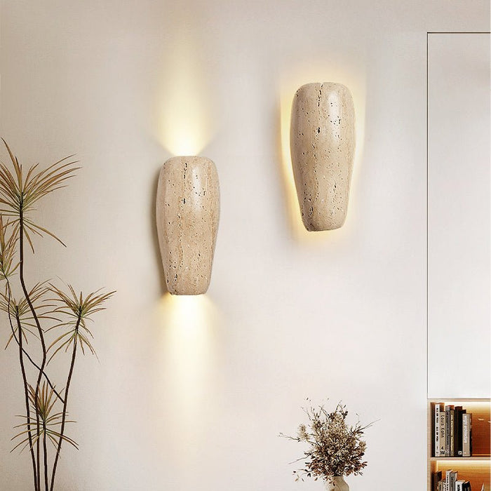 Earthy Stone Wall Sconce Vakkerlight