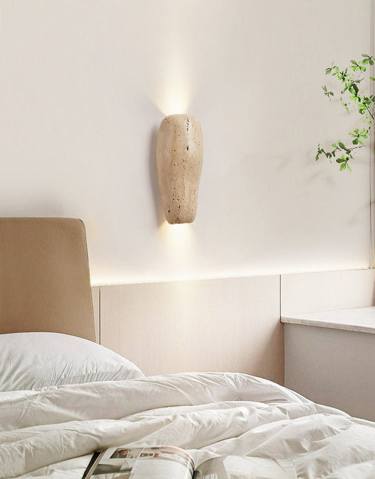 Earthy Stone Wall Sconce Vakkerlight
