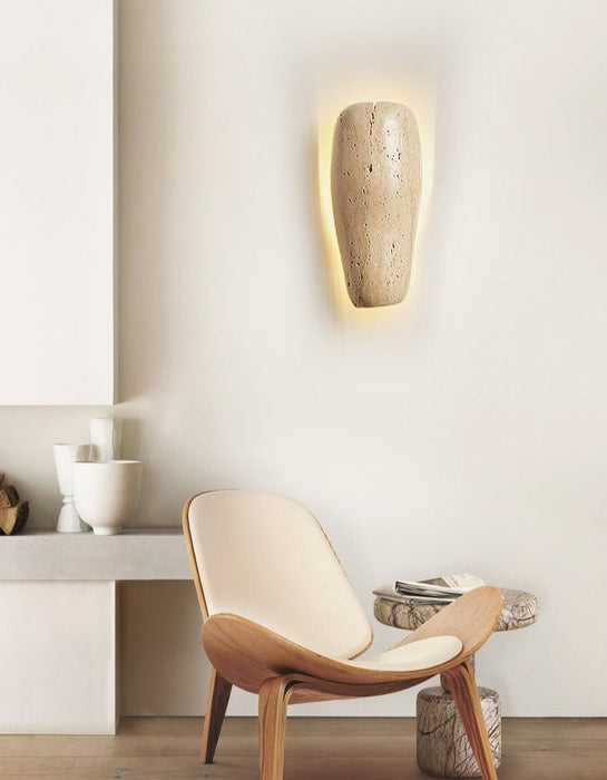 Earthy Stone Wall Sconce Vakkerlight