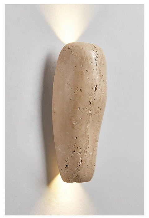 Earthy Stone Wall Sconce Vakkerlight