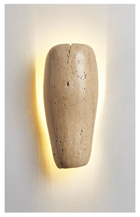 Earthy Stone Wall Sconce Vakkerlight