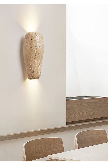 Earthy Stone Wall Sconce Vakkerlight