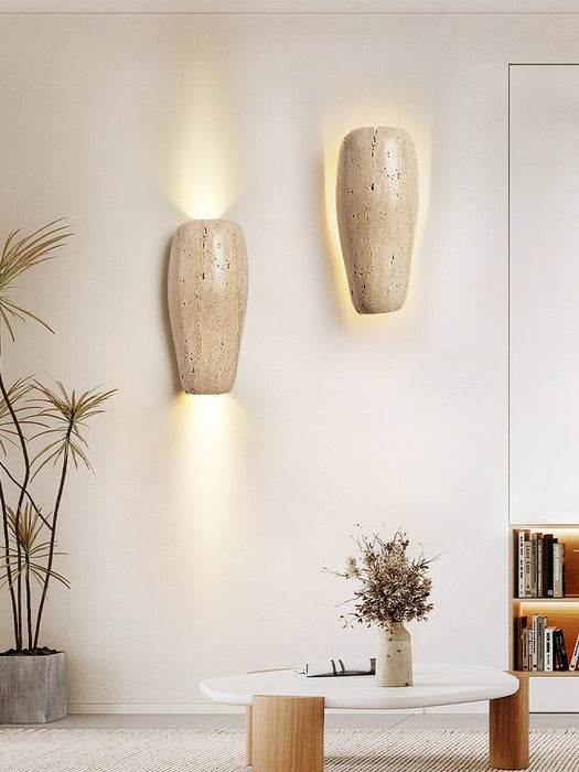 Earthy Stone Wall Sconce Vakkerlight