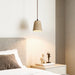 Earthy Travertine Cone Pendant Light Vakkerlight