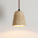Earthy Travertine Cone Pendant Light Vakkerlight