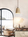 Earthy Travertine Cone Pendant Light Vakkerlight
