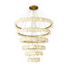 Ecliptica Spiral Alabaster Chandelier Vakkerlight