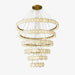 Ecliptica Spiral Alabaster Chandelier Vakkerlight