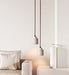 Elemental Travertine Mini Pendant Lamp Vakkerlight