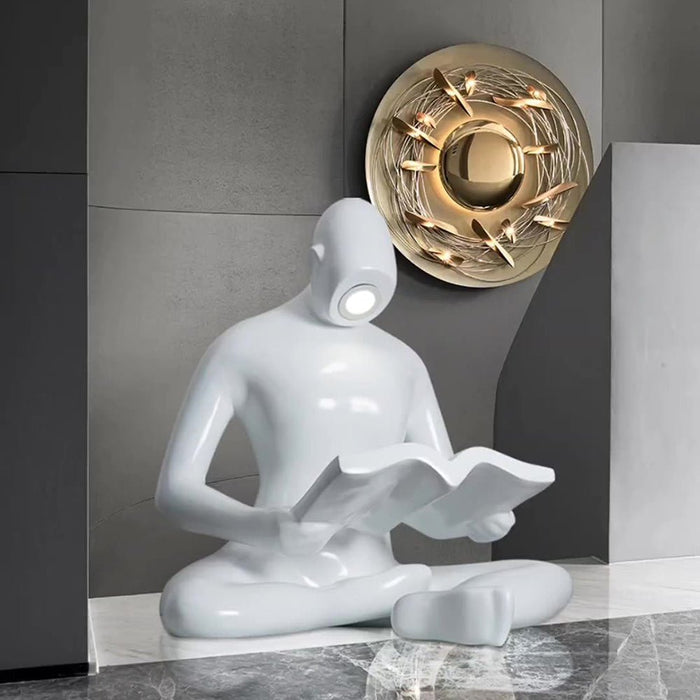 Elliott Reading Sculpture Floor Lamp Vakkerlight