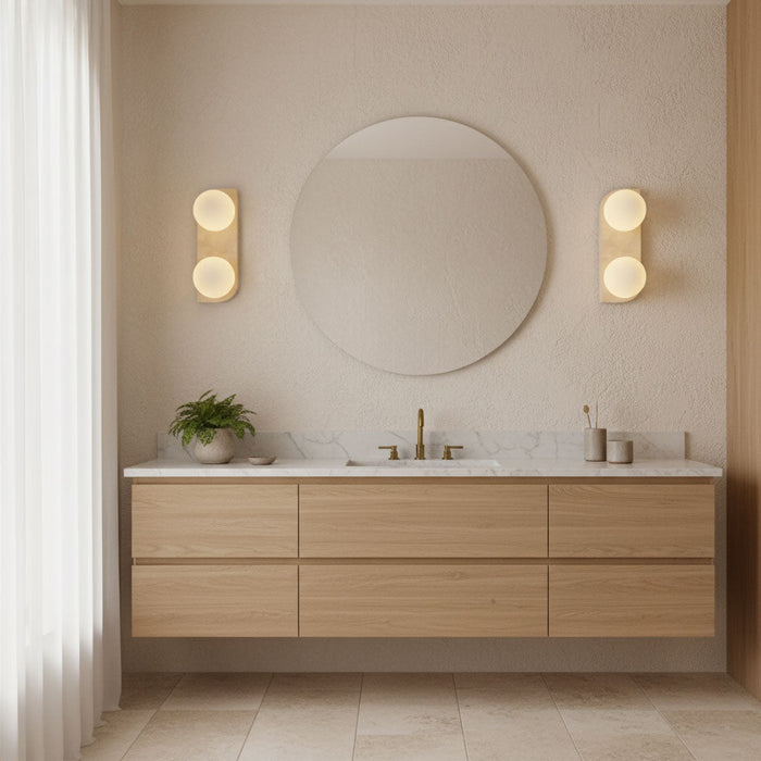 Elysian Travertine Wall Light Vakkerlight