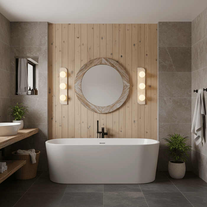 Elysian Travertine Wall Light Vakkerlight