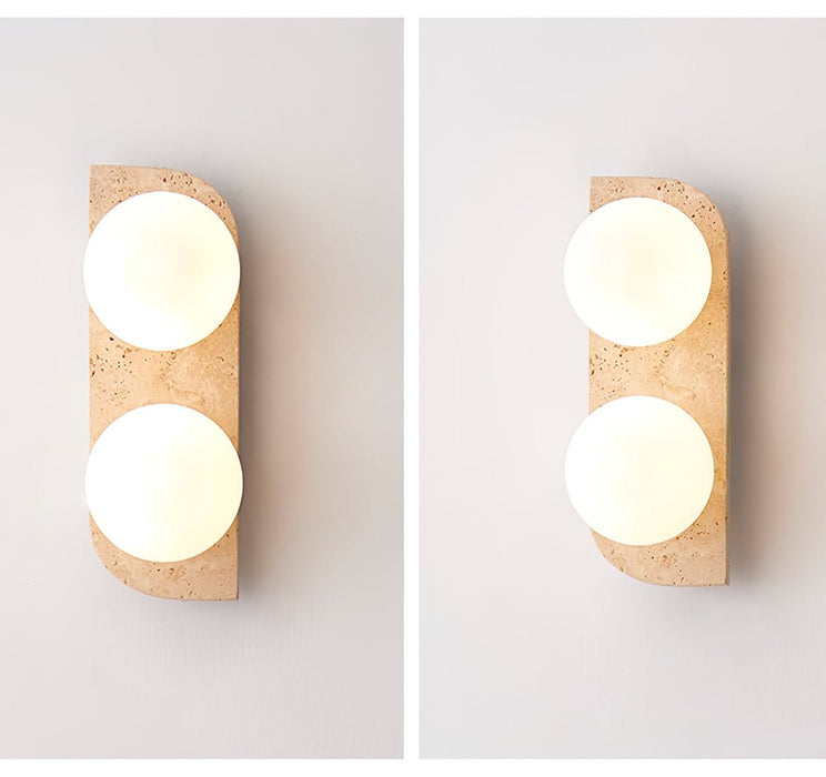 Elysian Travertine Wall Light Vakkerlight