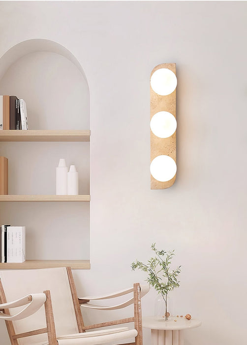 Elysian Travertine Wall Light Vakkerlight