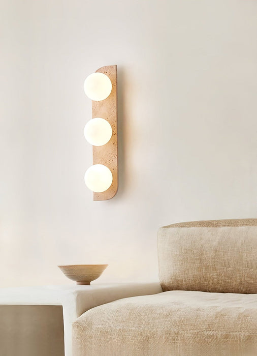 Elysian Travertine Wall Light Vakkerlight