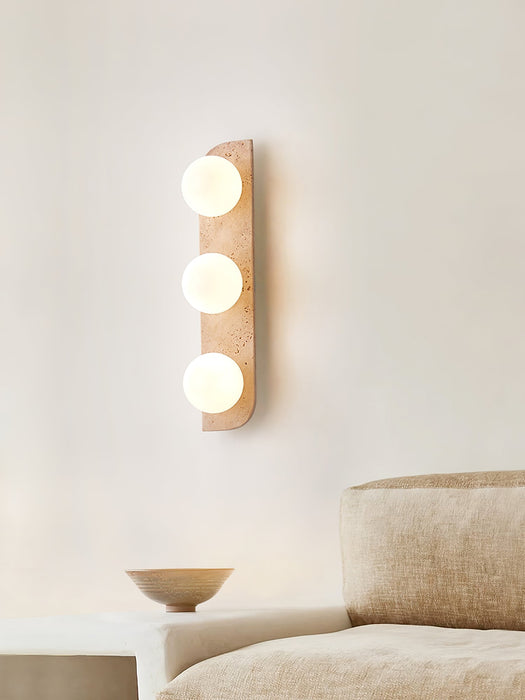 Elysian Travertine Wall Light Vakkerlight