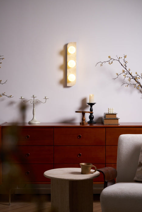 Elysian Travertine Plug-in Wall Light Vakkerlight