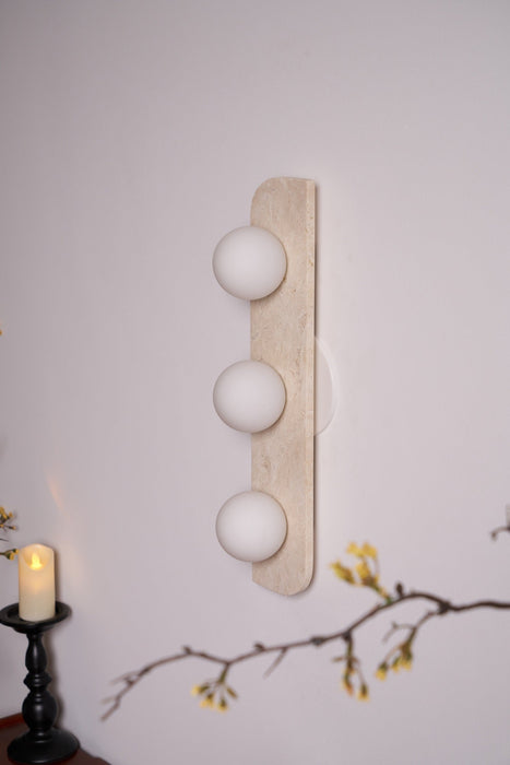 Elysian Travertine Wall Light Vakkerlight