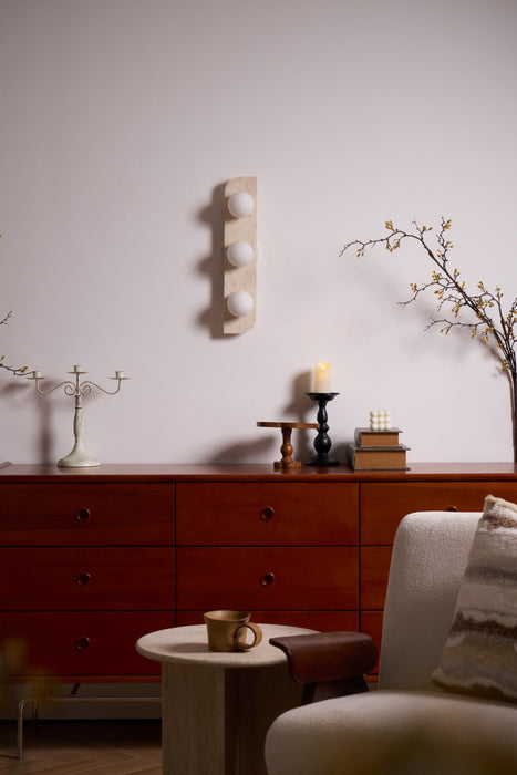 Elysian Travertine Wall Light Vakkerlight