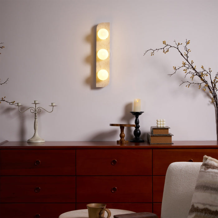 Elysian Travertine Wall Light Vakkerlight