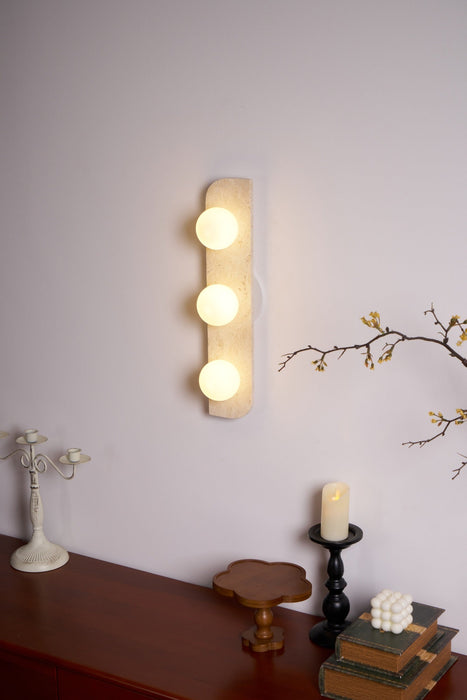 Elysian Travertine Wall Light Vakkerlight