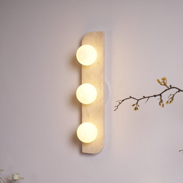 Elysian Travertine Wall Light Vakkerlight
