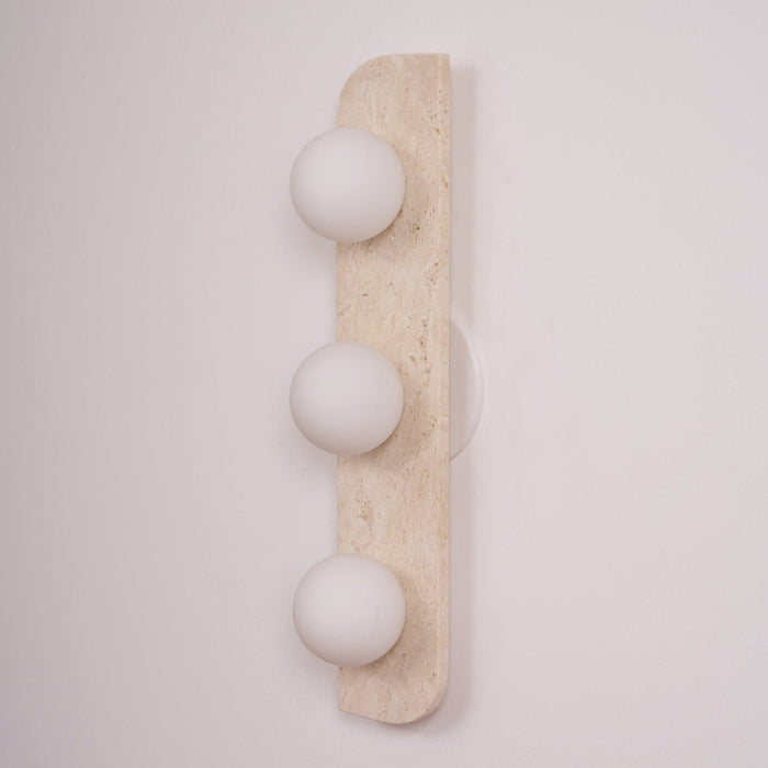 Elysian Travertine Plug-in Wall Light Vakkerlight