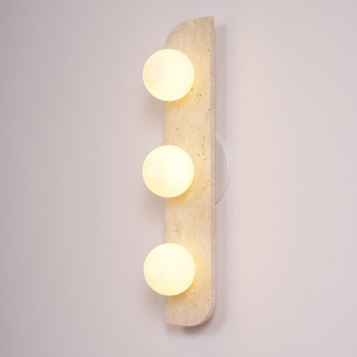 Elysian Travertine Plug-in Wall Light Vakkerlight