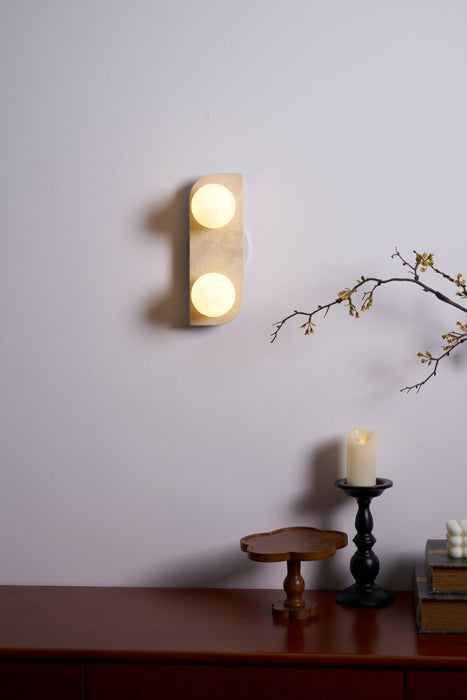 Elysian Travertine Wall Light Vakkerlight