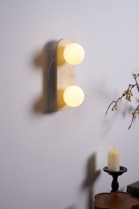 Elysian Travertine Wall Light Vakkerlight