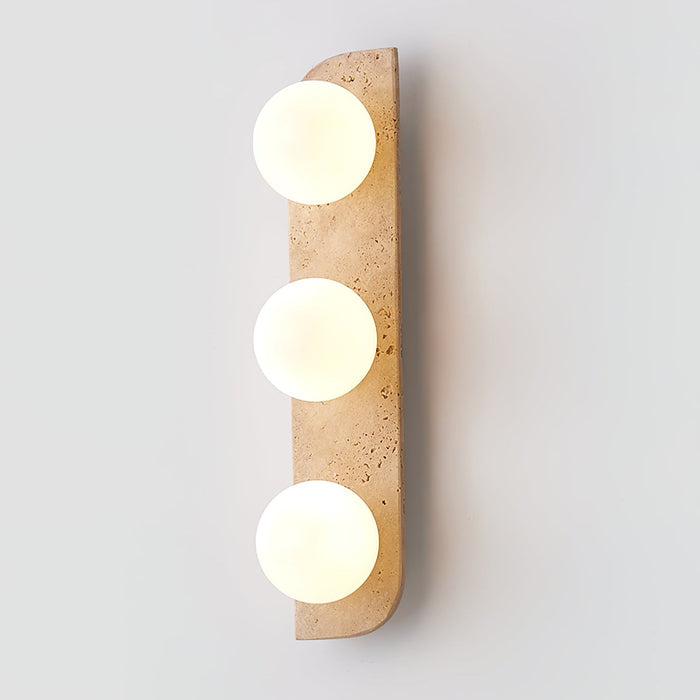 Elysian Travertine Plug-in Wall Light Vakkerlight