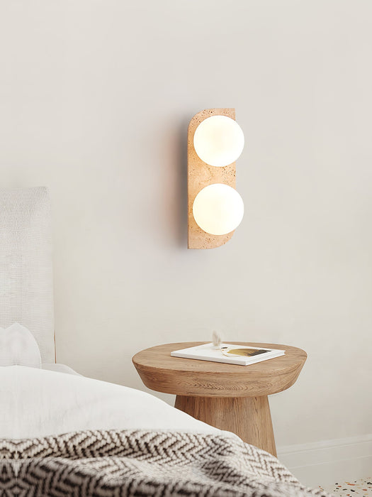 Elysian Travertine Wall Light Vakkerlight