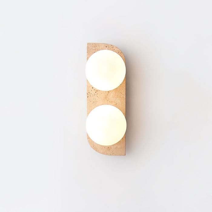 Elysian Travertine Plug-in Wall Light Vakkerlight