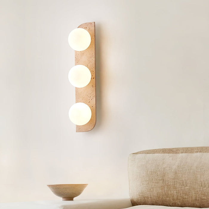 Elysian Travertine Wall Light Vakkerlight